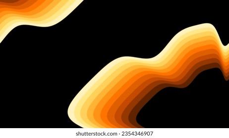  wave gradient abstract flat design background wallpaper