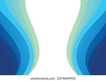 wave gradient background modern style 
