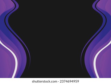 wave gradient background modern style 