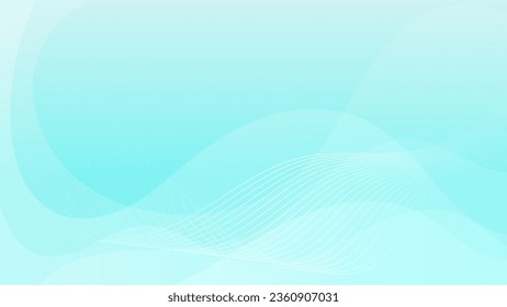 Wave Gradient Blue Subtle Background. Abstract Blue Gradient Wallpaper