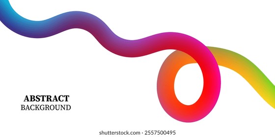 Wave gradient colour full lines shape pattern vector illustration eps10. Perfect for modern projects basktop wallpaper banner pattern texture poster.