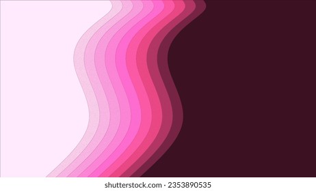 wave gradient flat design background wallpaper