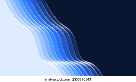 wave gradient flat design background wallpaper