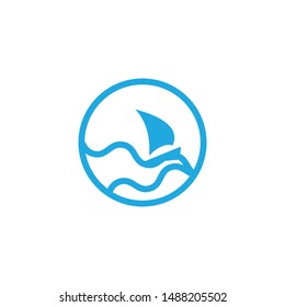 Wave graphic design template vector isolated illustration