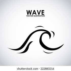 wave graphic design , vector illustration
