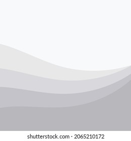 web de diseño de vector de fondo de onda gris