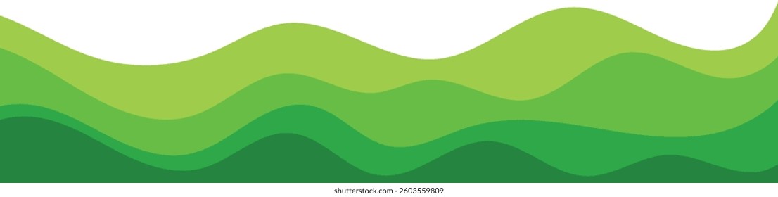 Wave Green Background vector wallpaper