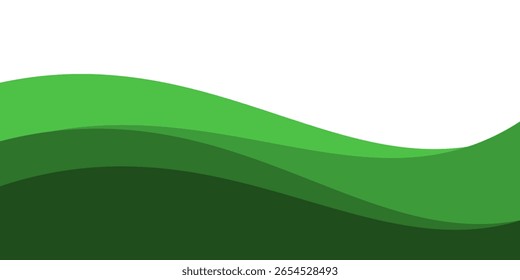 wave, green, element, monochromatic, letterhead, curved footer, curved header, footer, header, header banner, wavy, wavy element