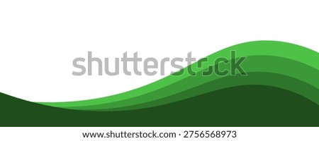 wave, green, element, monochromatic, letterhead, curved footer, curved header, footer, header, header banner, wavy, wavy element