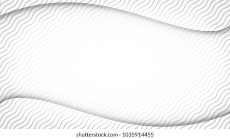 Wave Halftone Engraving Black and White Striped Texture. Lined Gradient Template for Design, Background, Wrapping, Website Decoration