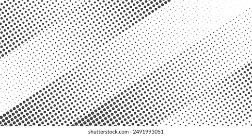 Patrón de semitonos de onda. Fondo de puntos de semitonos. Vector. moderno