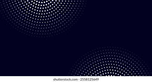 Wave halftone pattern. Halftone dots background