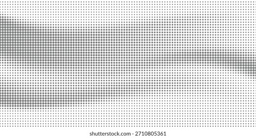 Patrón de semitono de onda. Fondo de puntos de semitono. Vector