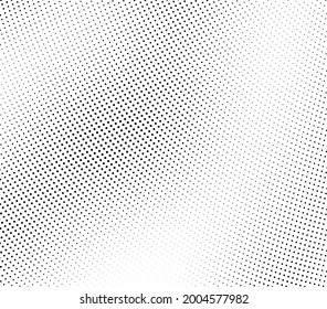 Wave halftone texture. Abstract monochrome chaotic background. Template for printing on wrapping paper, fabric, posters, business cards. Black and white background for websites