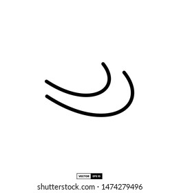 Wave icon, design inspiration vector template for interface and any purpose
