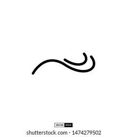 Wave icon, design inspiration vector template for interface and any purpose