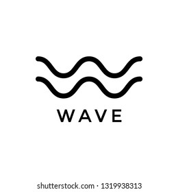 Wave icon design template vector isolated illustration