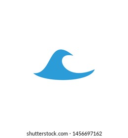 Wave icon logo design vector template