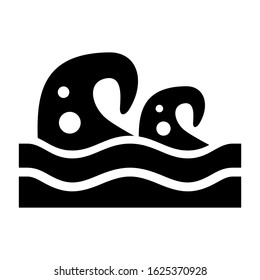 wave icon or logo isolated sign symbol vector illustration - high quality black style vector icons
