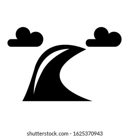 wave icon or logo isolated sign symbol vector illustration - high quality black style vector icons

