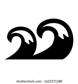 wave icon or logo isolated sign symbol vector illustration - high quality black style vector icons
