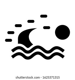 wave icon or logo isolated sign symbol vector illustration - high quality black style vector icons
