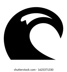 wave icon or logo isolated sign symbol vector illustration - high quality black style vector icons
