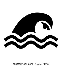 wave icon or logo isolated sign symbol vector illustration - high quality black style vector icons
