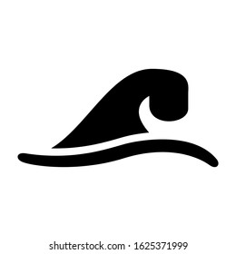 wave icon or logo isolated sign symbol vector illustration - high quality black style vector icons
