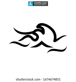 wave icon or logo isolated sign symbol vector illustration - high quality black style vector icons
