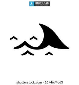 wave icon or logo isolated sign symbol vector illustration - high quality black style vector icons
