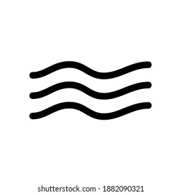 wave icon or logo isolated sign symbol vector illustration - high quality black style vector icons
