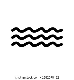 wave icon or logo isolated sign symbol vector illustration - high quality black style vector icons
