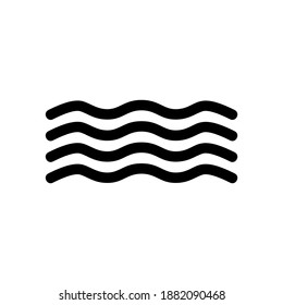 wave icon or logo isolated sign symbol vector illustration - high quality black style vector icons
