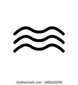 wave icon or logo isolated sign symbol vector illustration - high quality black style vector icons
