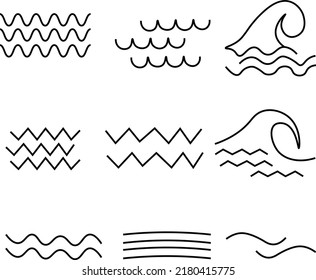 Wave icon or logo isolated sign symbol vector illustration - Collection of high quality black style vector icons.