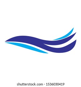 wave icon logo vector design