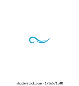 Wave icon logo vector illustration