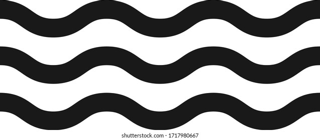 Wave icon on white background   