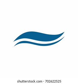 Wave Icon on white background vector illustration