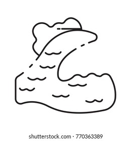 wave icon outline
