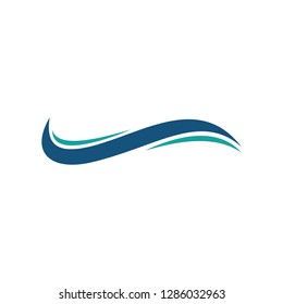 Wave Icon Sea Logo Temaplate