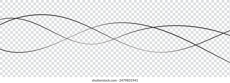 Wave icon. Sea and ocean wave icons. Line water illustration. Logo for river and pool. Outline beach symbol. 