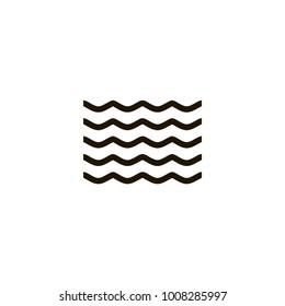 wave icon. sign design