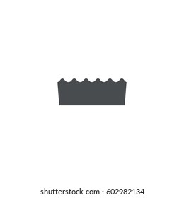 wave icon. sign design