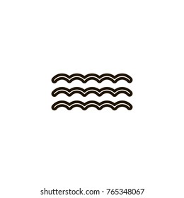 wave icon. sign design