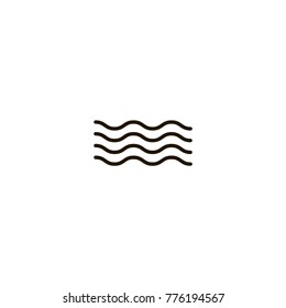 wave icon. sign design