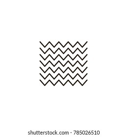 wave icon. sign design