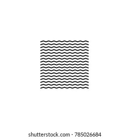 wave icon. sign design