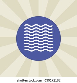 wave icon. sign design. background